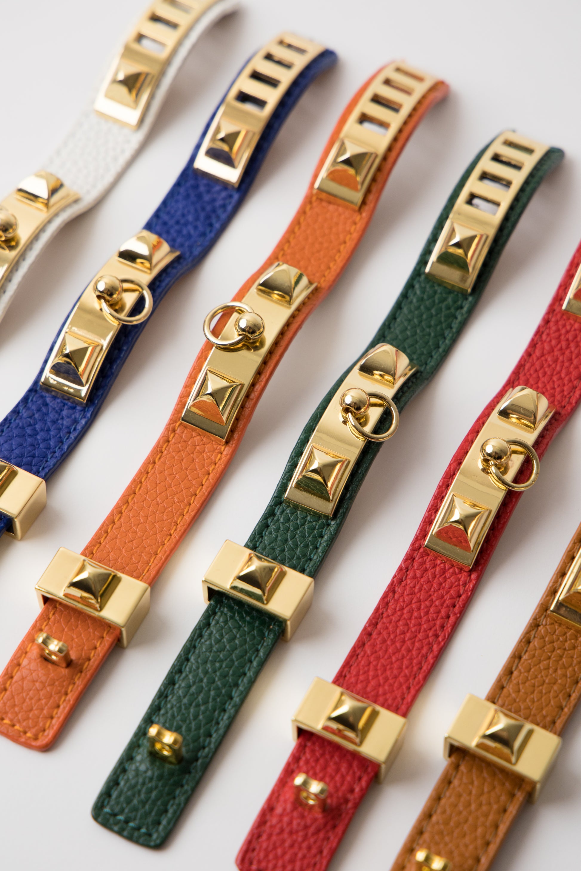 Pyramid Wrap – Vegan Leather Bracelet