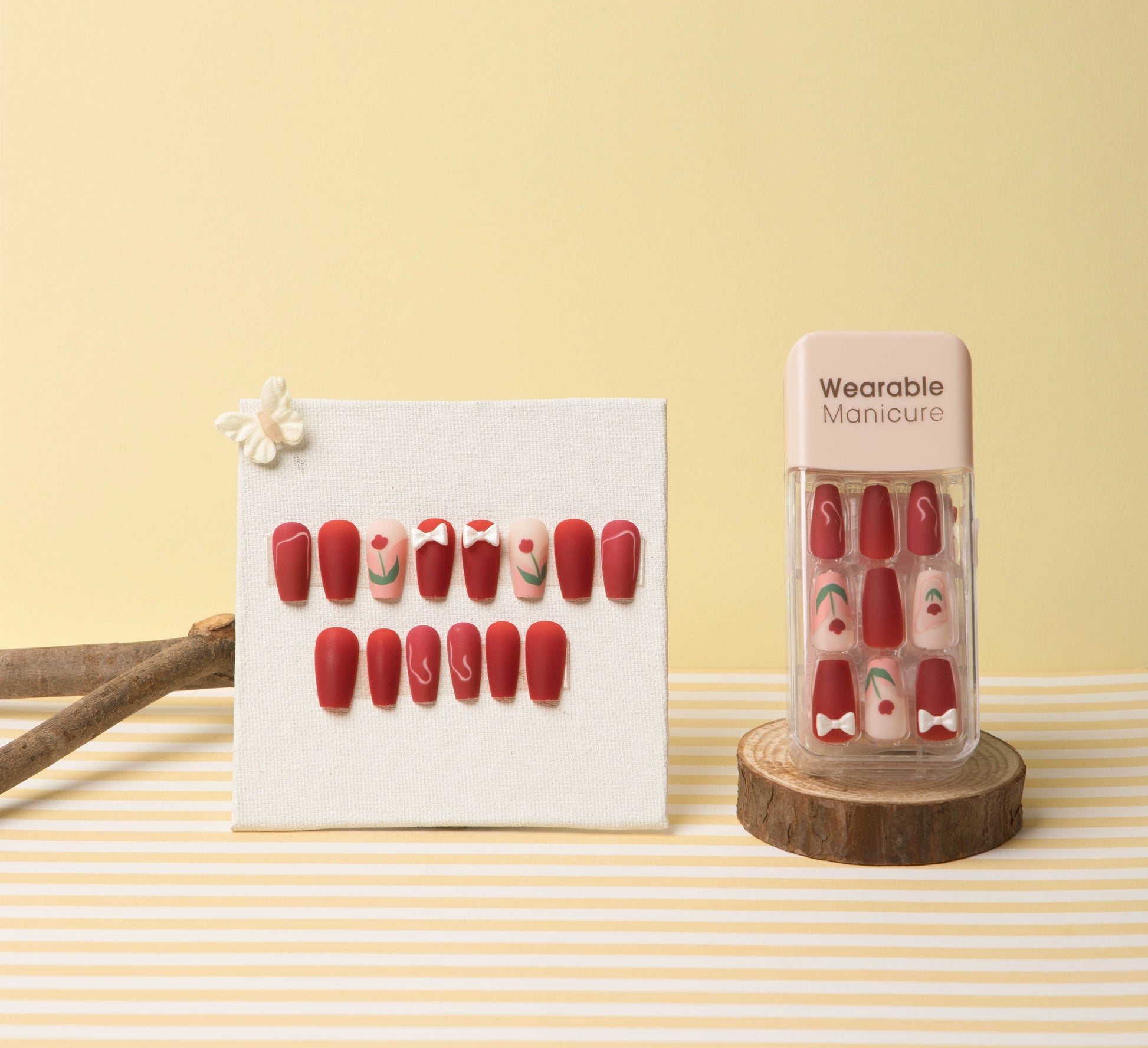 Scarlet Red Soft Gel Press-On Nails