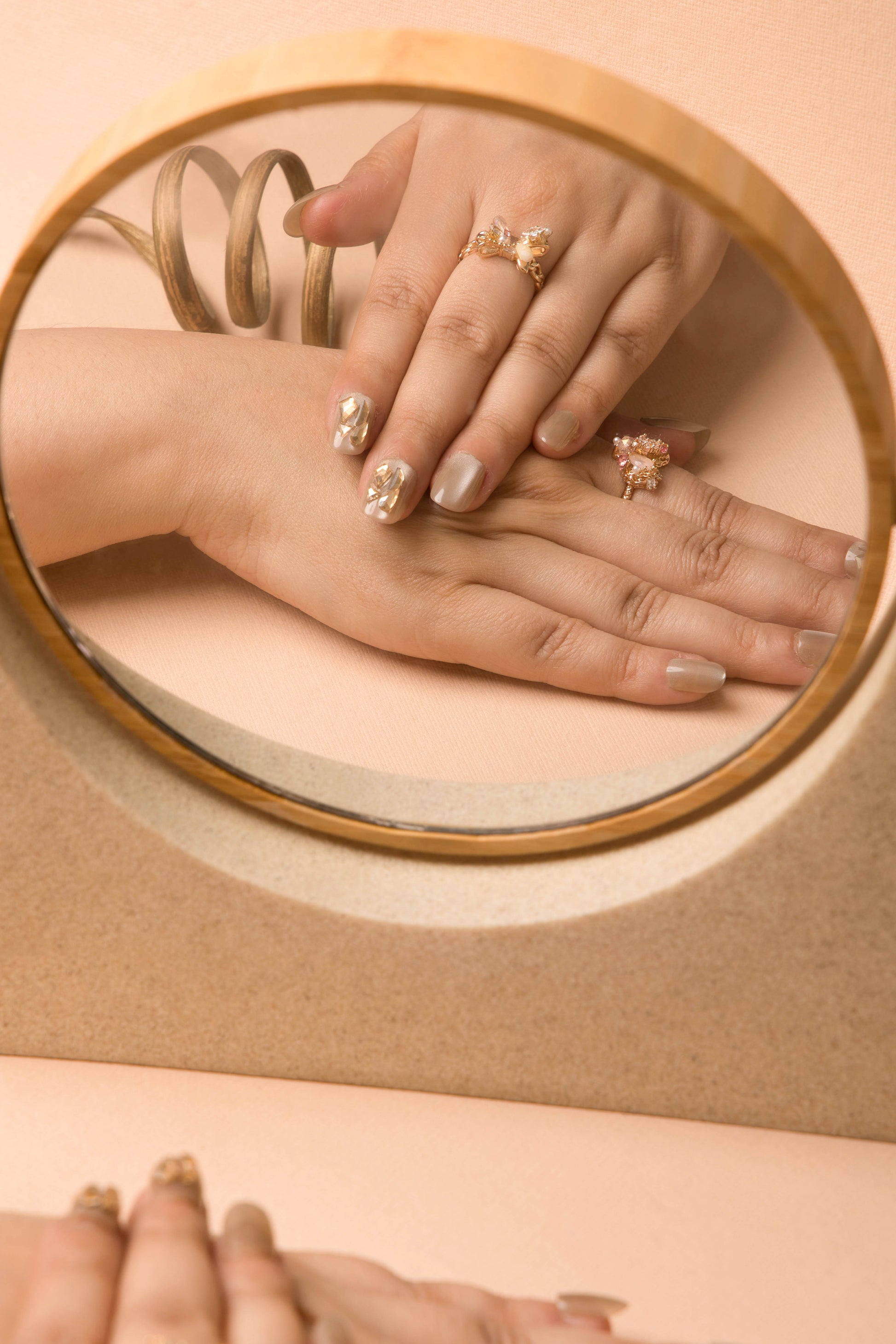 Champagne Gold Soft Gel Press-On Nails