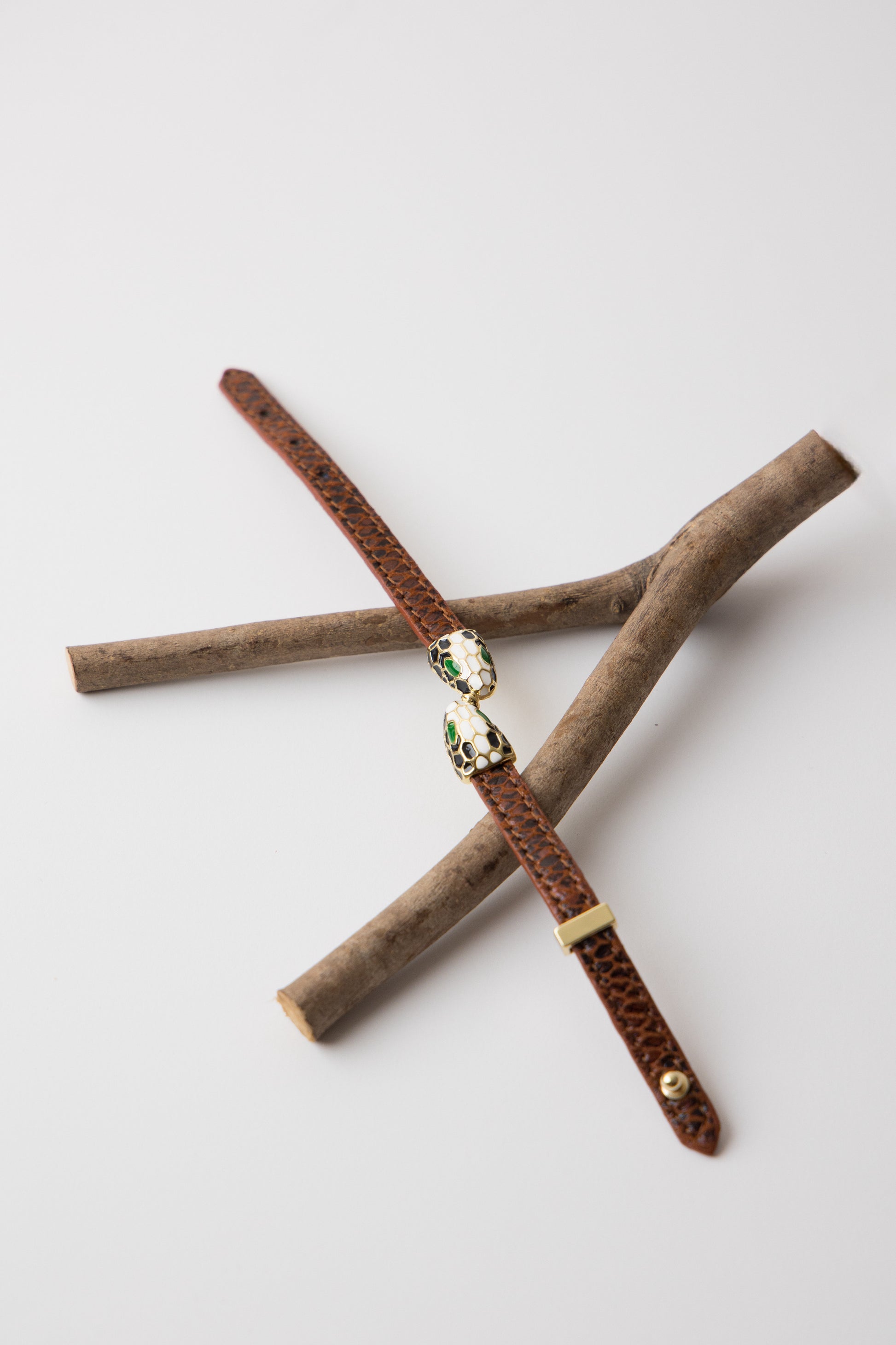 Serpent Wrap – Vegan Leather Bracelet