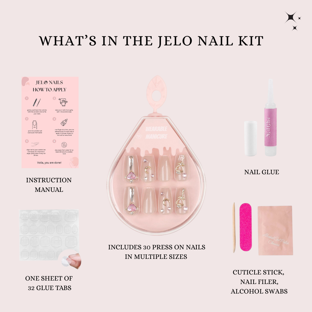 Pink Cosmic Dreams Soft Gel Press-On Nails