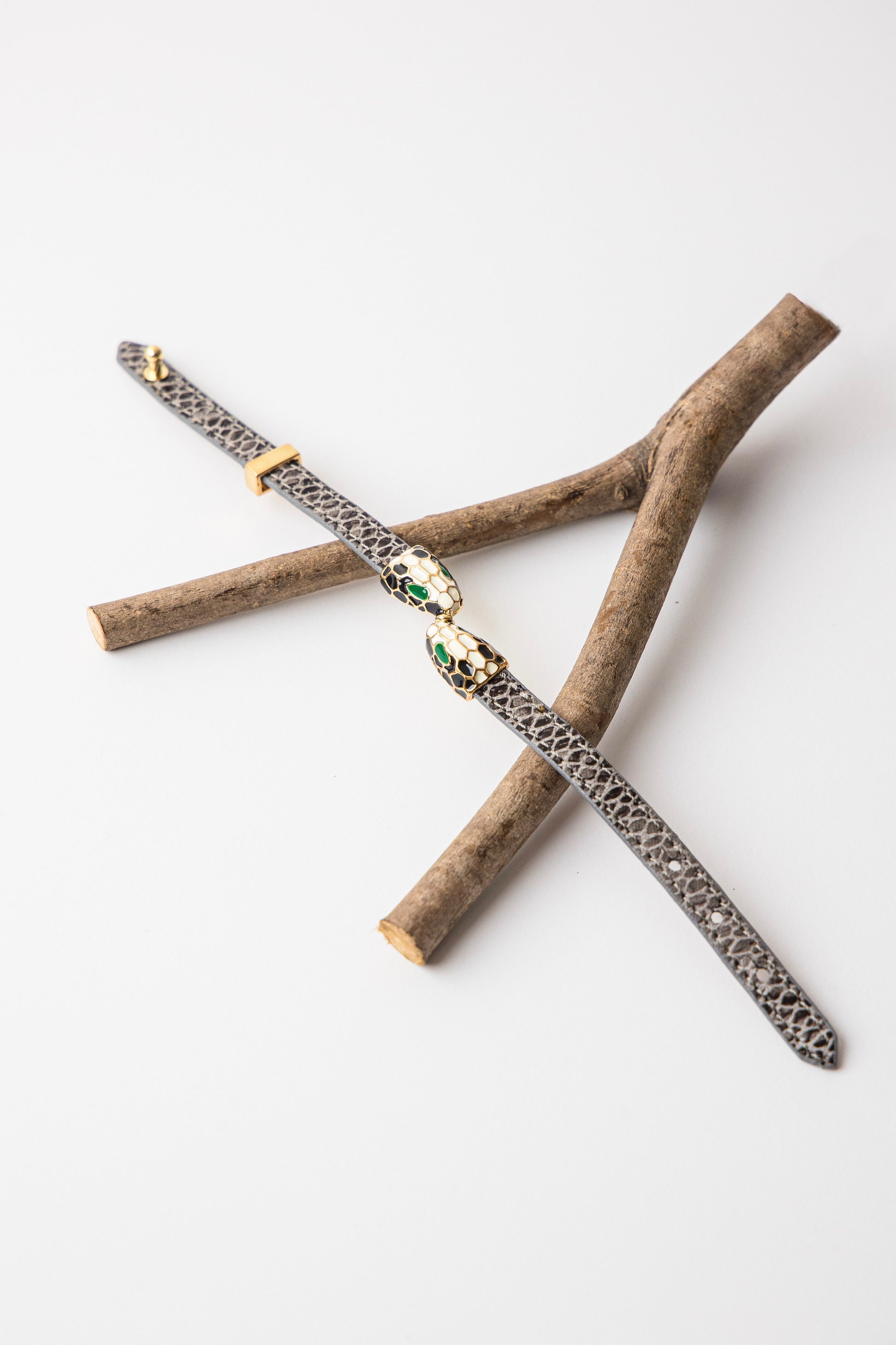 Serpent Wrap – Vegan Leather Bracelet