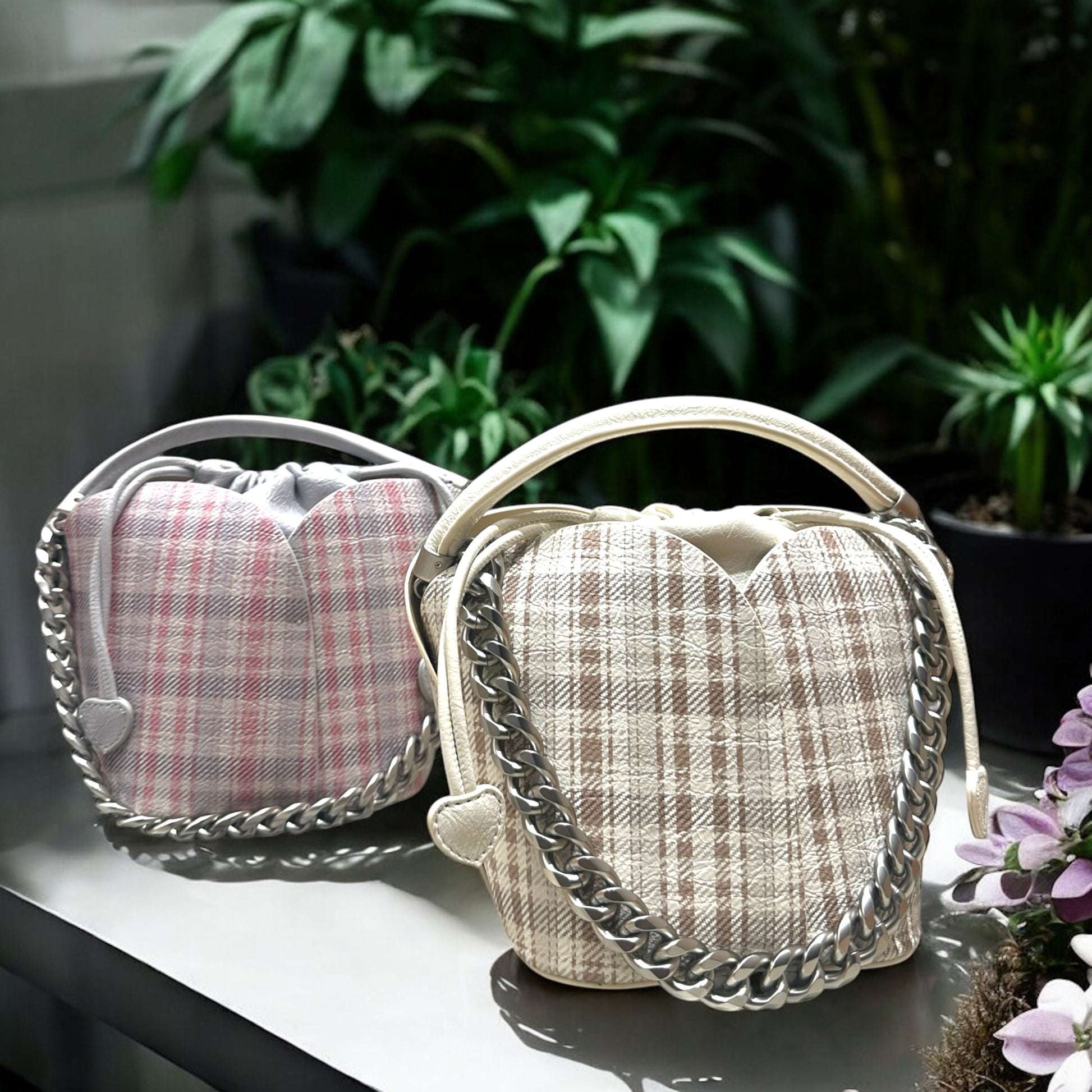 Elevate your style with our trendy collection of bags, featuring woven textures, bold details, and versatile straps. Perfect for adding charm and function to any look.
