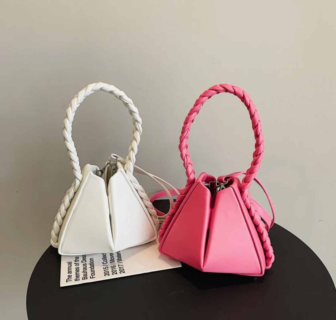 Elevate your style with our trendy collection of bags, featuring woven textures, bold details, and versatile straps. Perfect for adding charm and function to any look.