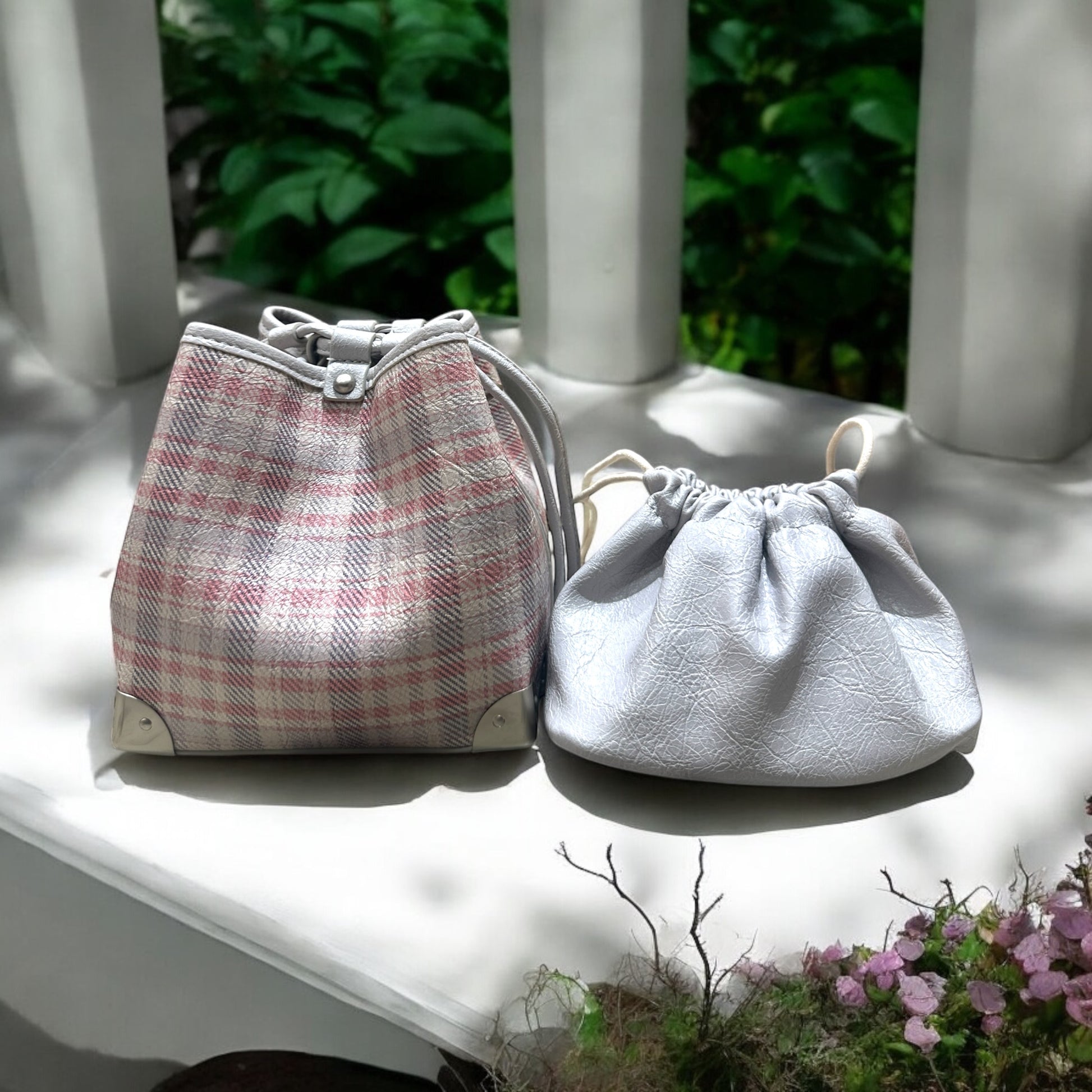 Plaid Perfection – Bucket BAG