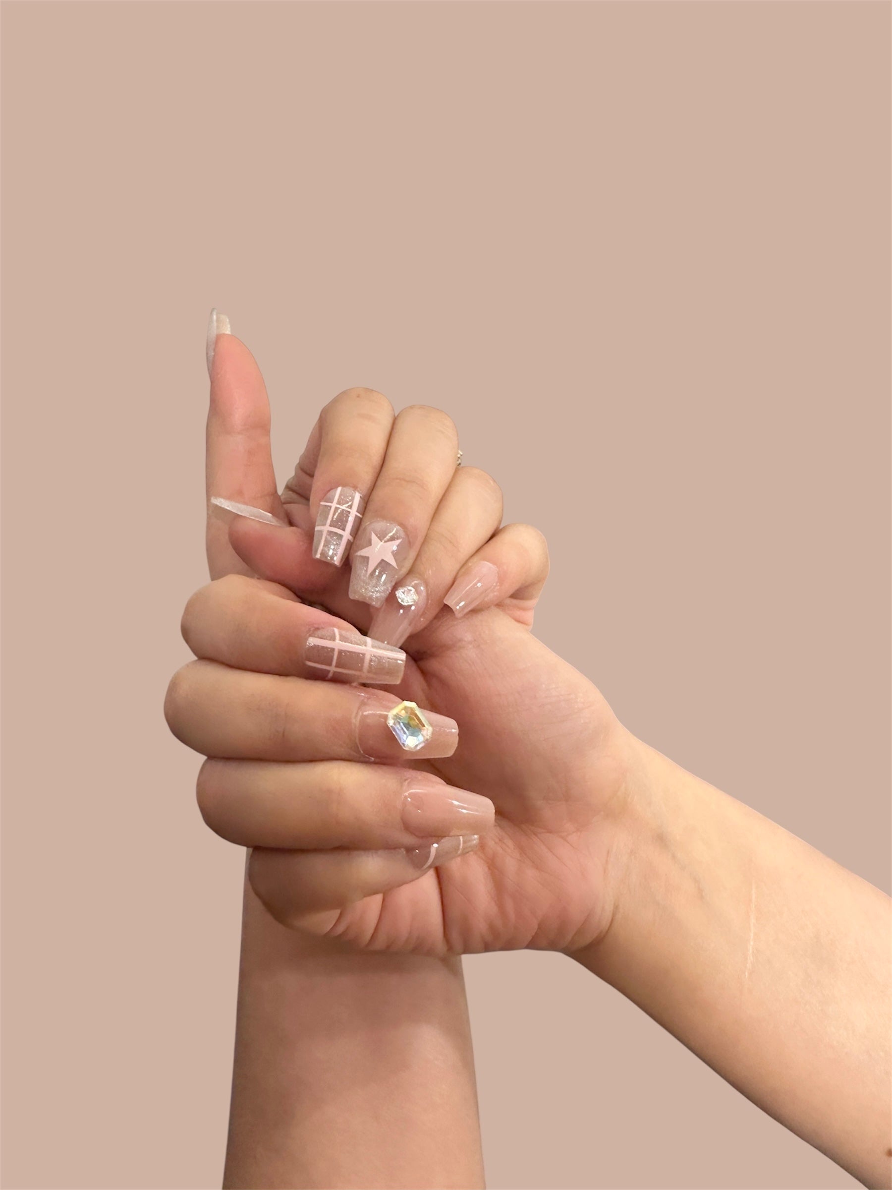 Pink Harmony Soft Gel Press-On Nails