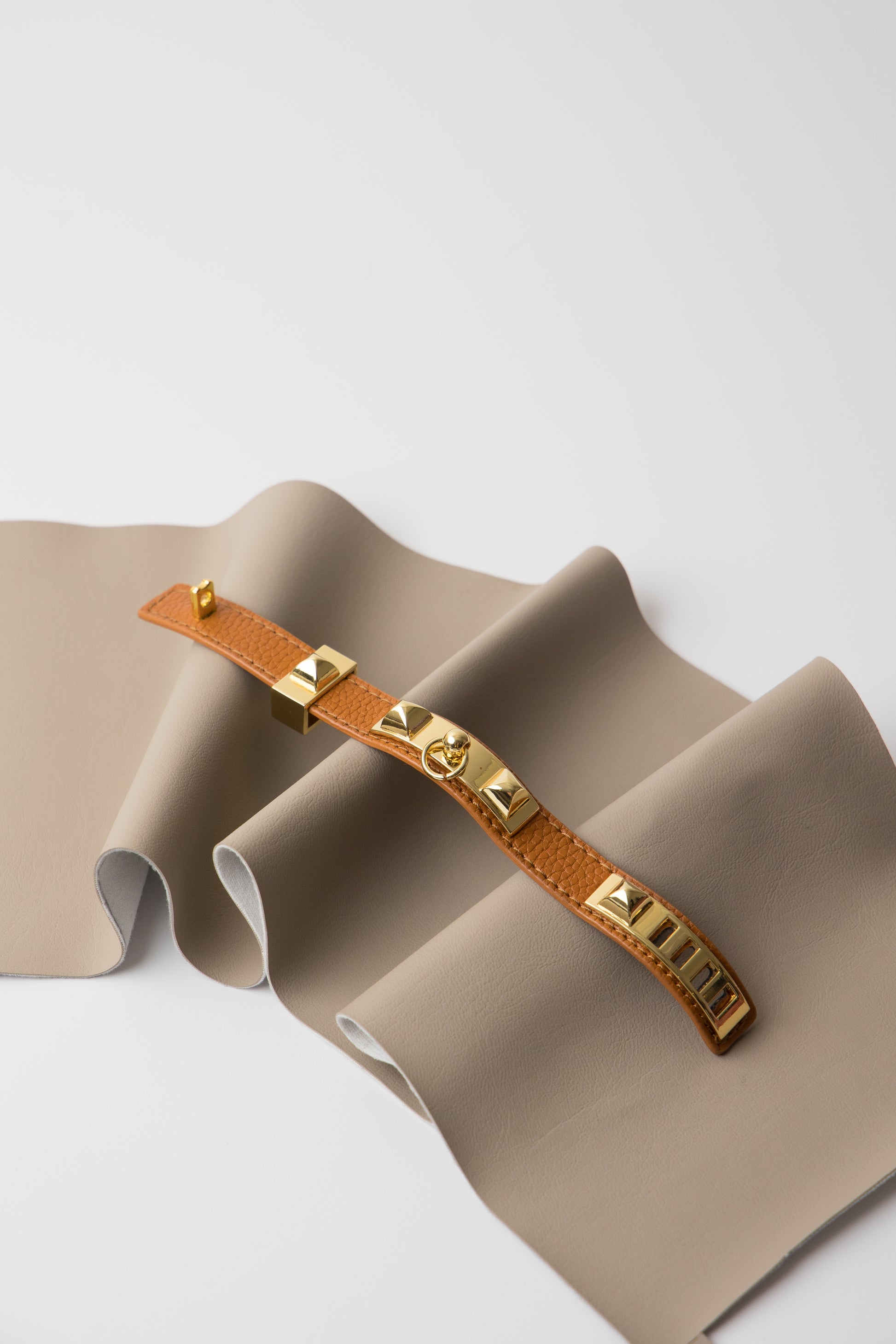 Pyramid Wrap – Vegan Leather Bracelet