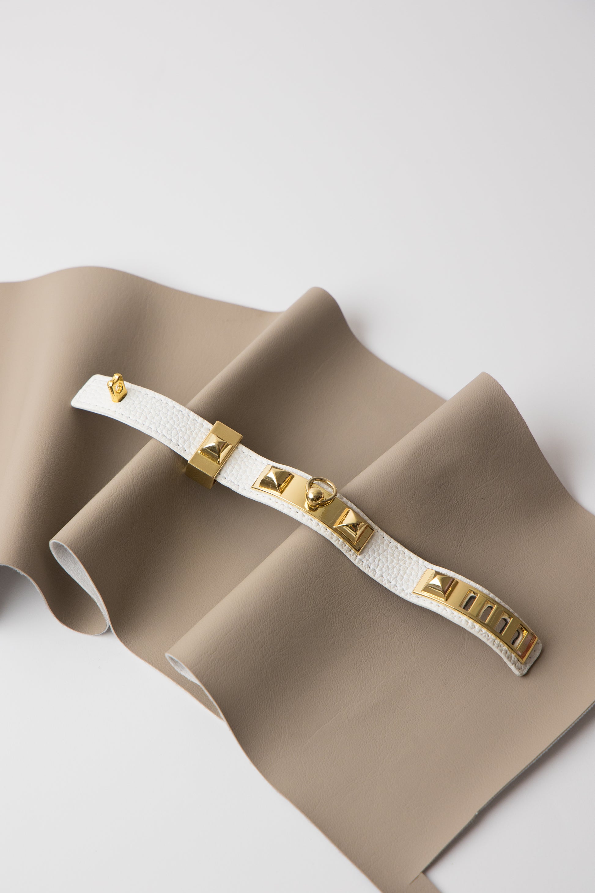 Pyramid Wrap – Vegan Leather Bracelet
