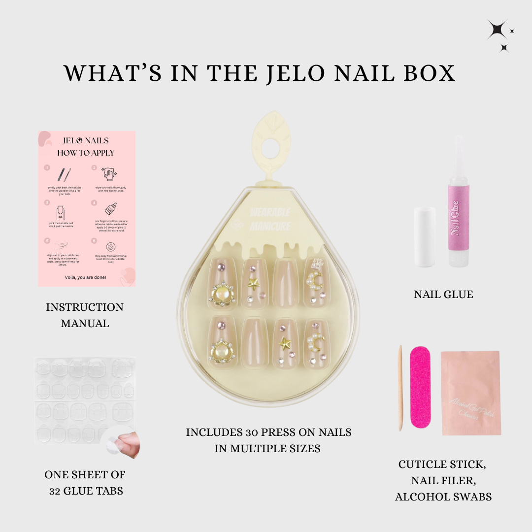Nude Celestial Dreams Soft Gel Press-On Nails
