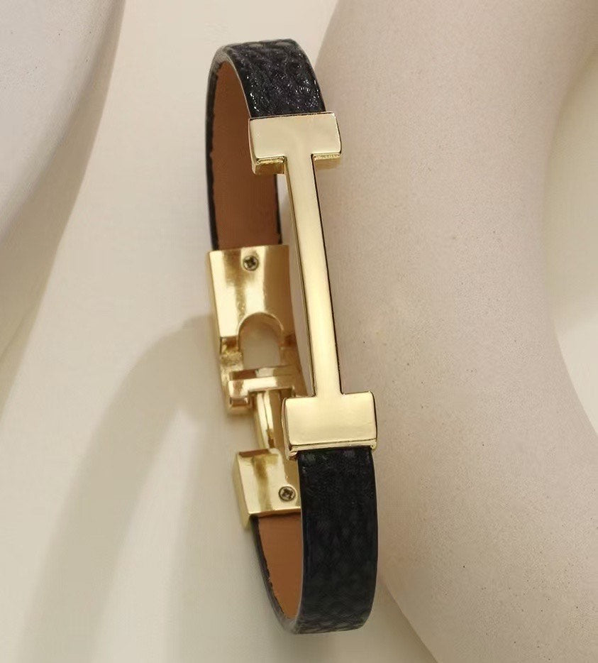 The T-Bar – Vegan Leather Bracelet