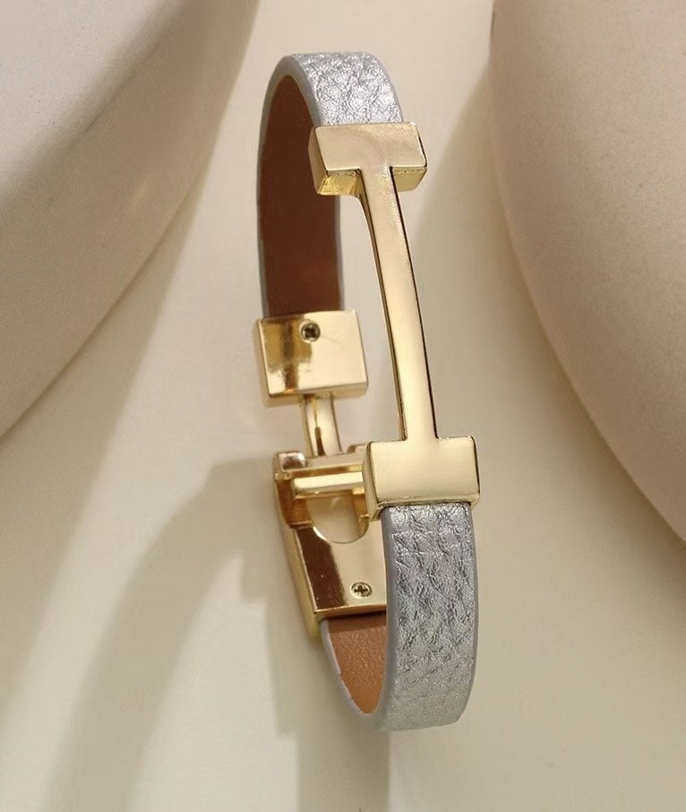 The T-Bar – Vegan Leather Bracelet