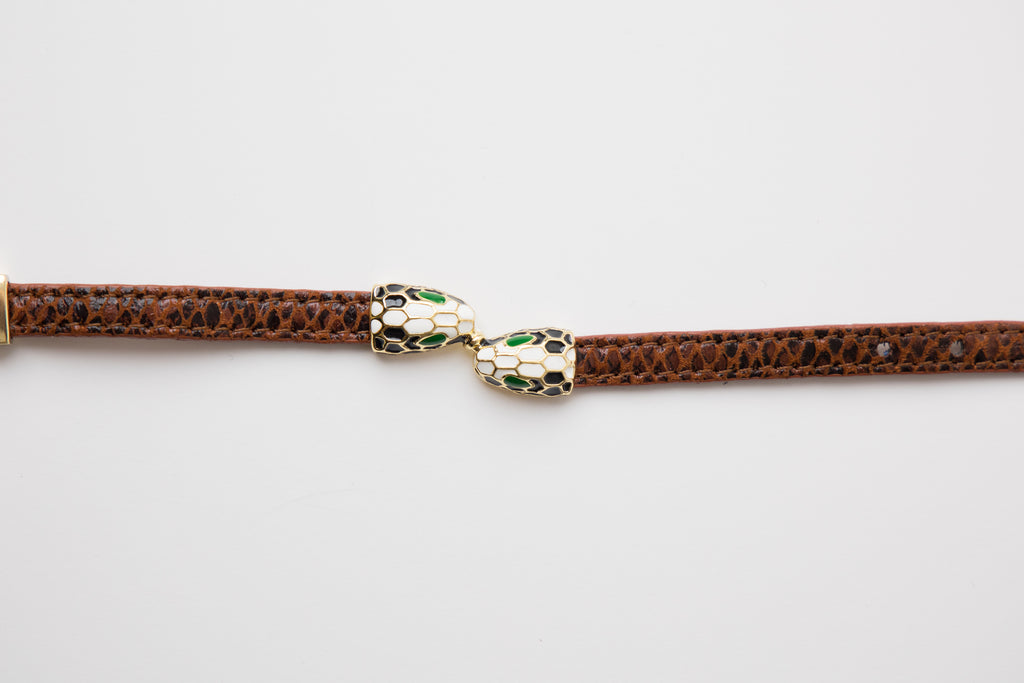 Serpent Wrap – Vegan Leather Bracelet