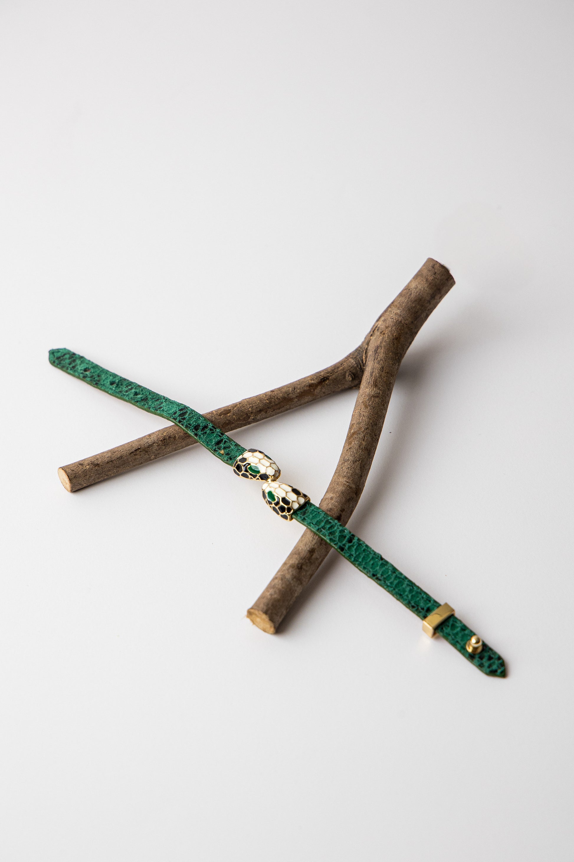 Serpent Wrap – Vegan Leather Bracelet
