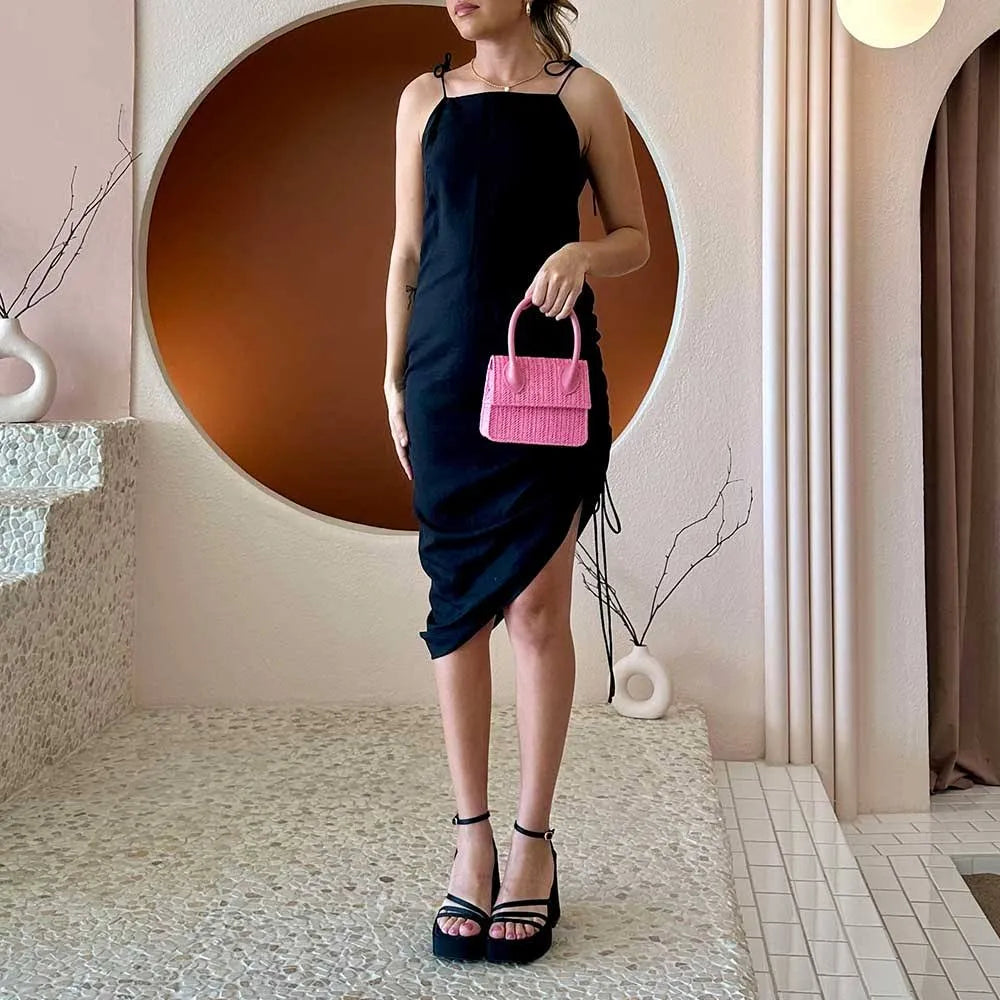 Elevate your style with our trendy collection of bags, featuring woven textures, bold details, and versatile straps. Perfect for adding charm and function to any look.