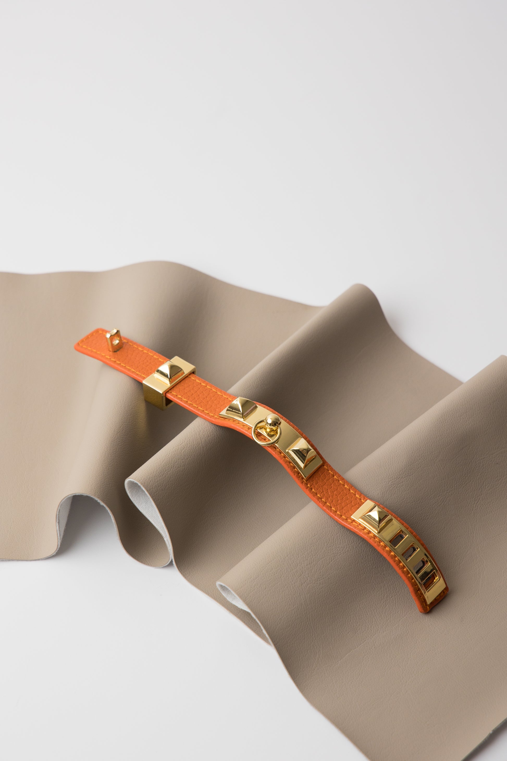 Pyramid Wrap – Vegan Leather Bracelet