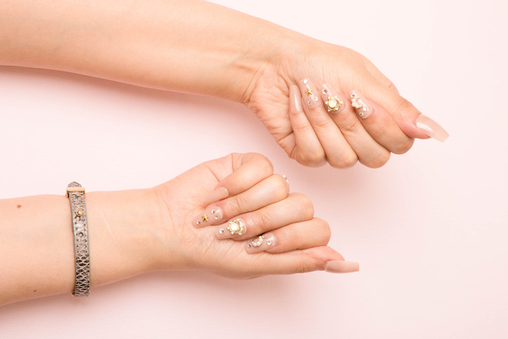 Nude Celestial Dreams Soft Gel Press-On Nails