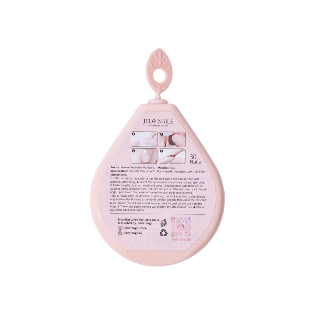 Blushing Hearts Soft Gel Press-On Nails